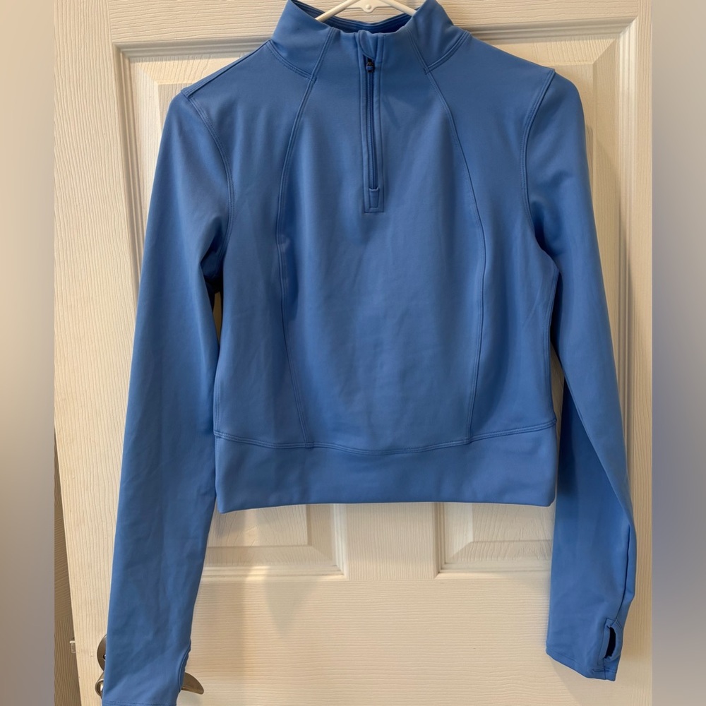 Yogalicious Lux Blue Half-Zip Jacket